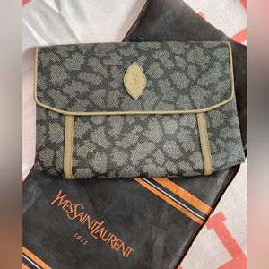 Yves Saint Laurent YSL vintage clutch bag